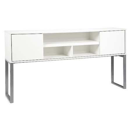 Ofm Fulcrum Series 72" Hutch with Doors White CL-H7215-WHT