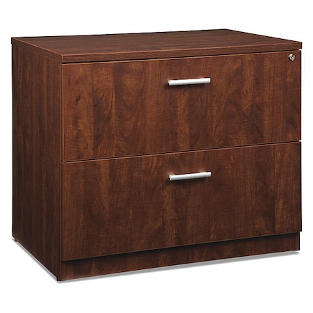 Ofm 35-3/4" W 2 Drawer File Cabinet, Cherry, Letter/Legal CL-L36W-CHY