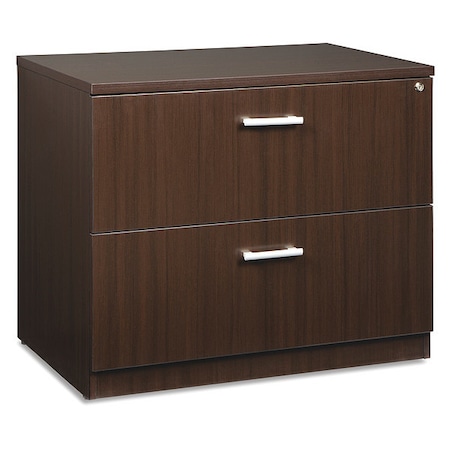 Ofm 35-3/4" W 2 Drawer File Cabinet, Espresso, Letter/Legal CL-L36W-ESP