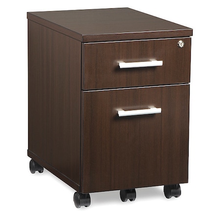 Ofm Fulcrum Series Mobile Box/File Pedestal Espresso CL-MBF-ESP