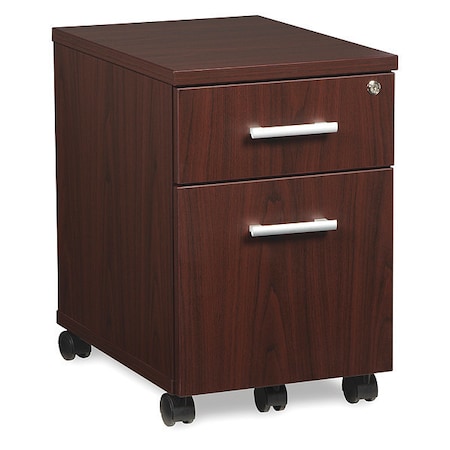 Ofm Fulcrum Series Mobile Box/File Pedestal Mahogany CL-MBF-MHG
