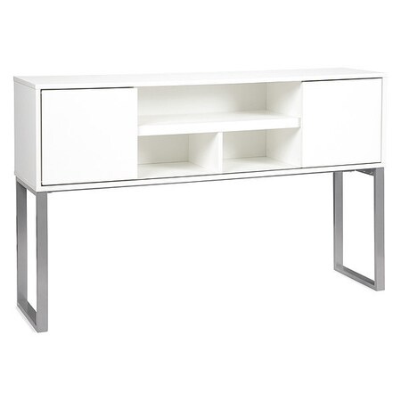 Ofm Fulcrum Series 60" Hutch with Doors White CL-H6015-WHT