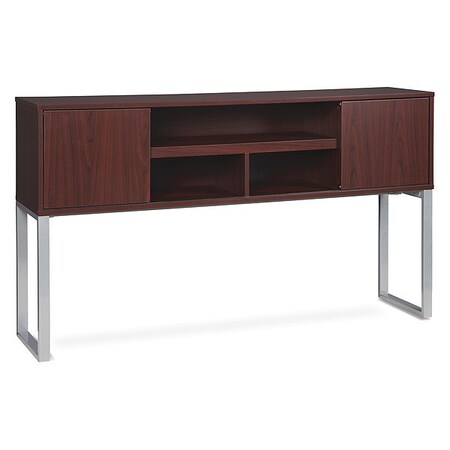 Ofm Fulcrum Series 66" Hutch with Doors Mahogany CL-H6615-MHG