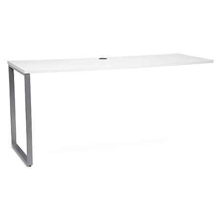 Ofm Fulcrum Series 66" x 24" Credenza Shell White CL-C6624-WHT