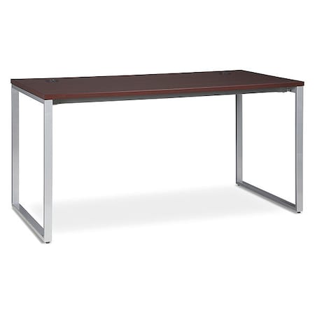 Ofm Fulcrum Series 60"x30" Metal Leg Desk Mahogany CL-D6030-MHG