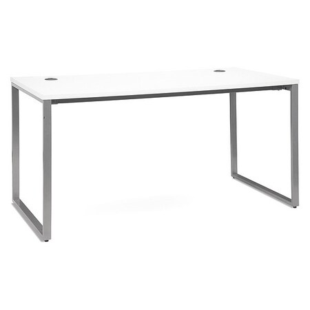 Ofm Fulcrum Series 60"x30" Metal Leg Desk White CL-D6030-WHT