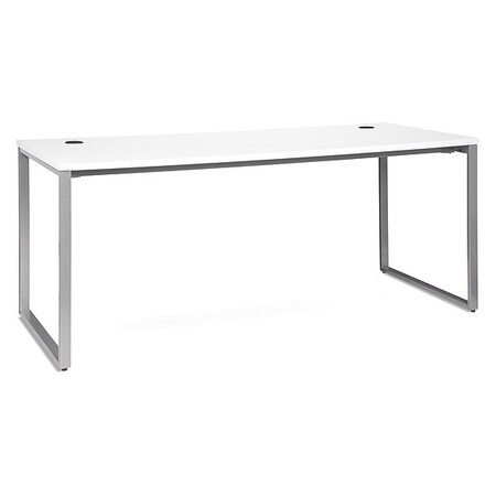 Ofm Fulcrum Series 72"x30" Metal Leg Desk White CL-D7230-WHT
