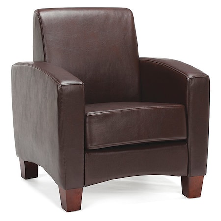 Ofm Traditional Arm Chair, 30-1/2"L34-1/2"H, Padded, EssentialsSeries ESS-9050-BRN