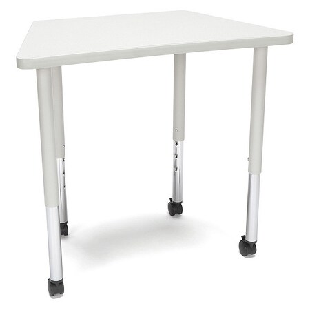 Ofm Adapt Trapezod Large Leg Table/Cas GrN TRAP-LLC-GRYNB