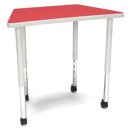 Ofm Adapt Trapezod Large Leg Table/Cas Red TRAP-LLC-RED