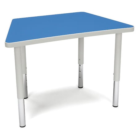 Ofm Adapt Trapezoid Small Leg Table Blue TRAP-SL-BLU