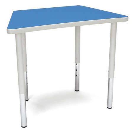 Ofm Adapt Trapezoid Large Leg Table Blue TRAP-LL-BLU