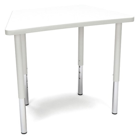 Ofm Adapt Trapezoid Large Leg Table WhiteBd TRAP-LL-WHT