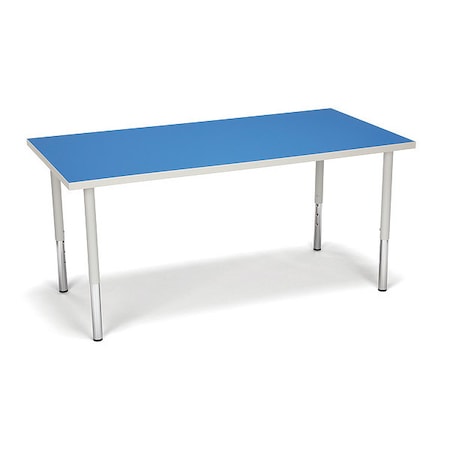 Ofm Adapt Rectangle Large Leg Table Blue RECT-LL-BLU