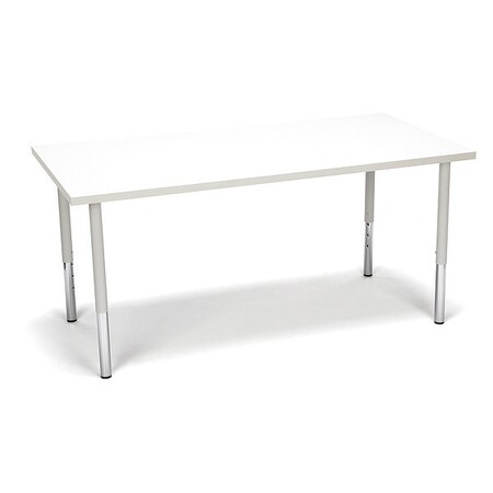Ofm Adapt Rectangle Large Leg Table White Board RECT-LL-WHT