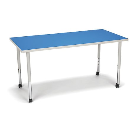 Ofm Adapt Rectang Large Leg Table/Cas Blue RECT-LLC-BLU