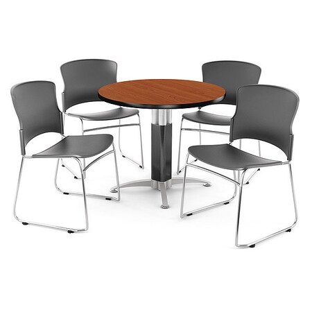 Ofm Break Room Set, KMT42RD-Cherry / 310-P-A01 PKG-BRK-029-0001