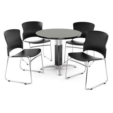 Ofm Break Room Set, KMT36RD-Gray Nebula / 310-P-A02 PKG-BRK-027-0006