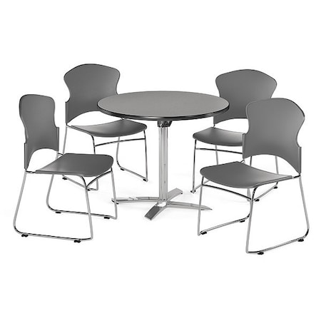 Ofm Break Room Set, KFT36RD-Gray Nebula / 310-P-A01 PKG-BRK-031-0005