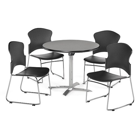 Ofm Break Room Set, KFT36RD-Gray Nebula / 310-P-A02 PKG-BRK-031-0006