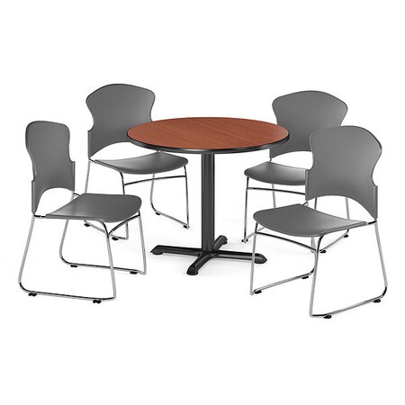 Ofm Break Room Set, XT42RD-Cherry / 310-P-A01 PKG-BRK-035-0001
