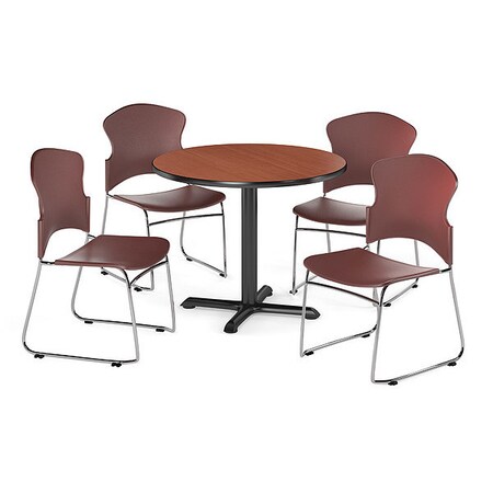 Ofm Break Room Set, XT36RD-Cherry / 310-P-A10 PKG-BRK-033-0003