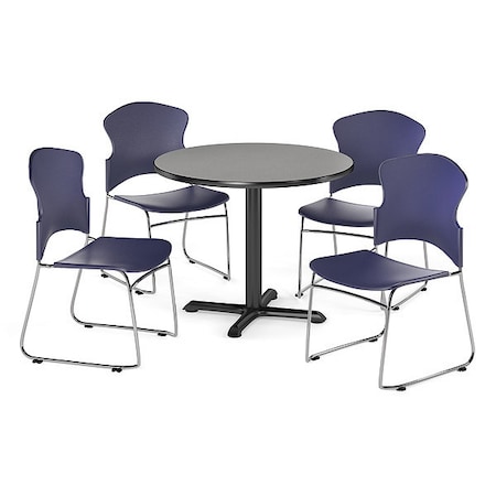 Ofm Break Room Set, XT36RD-Gray Nebula / 310-P-A11 PKG-BRK-033-0008