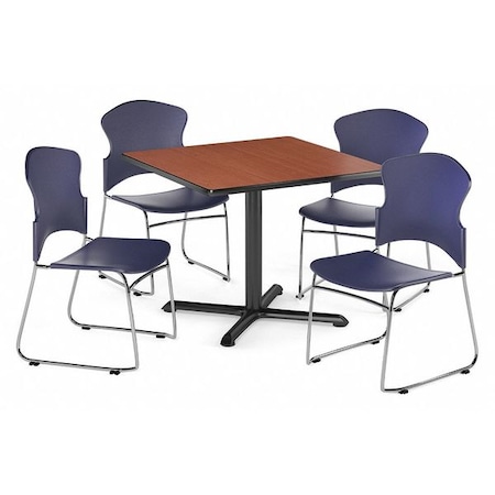 Ofm Break Room Set, XT36SQ-Cherry / 310-P-A11 PKG-BRK-034-0004