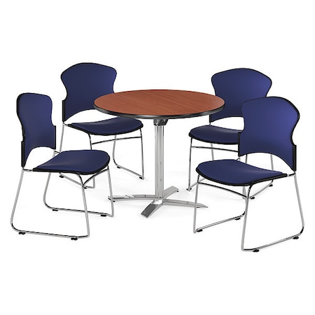 Ofm Break Room Set, KFT42RD-Cherry / 310-F-804 PKG-BRK-039-0003