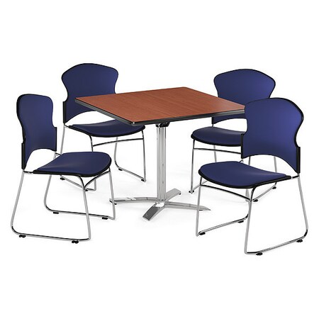 Ofm Break Room Set, KFT42SQ-Cherry / 310-F-804 PKG-BRK-040-0003