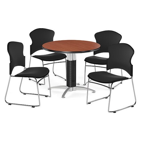 Ofm Break Room Set, KMT36RD-Cherry / 310-F-805 PKG-BRK-045-0004