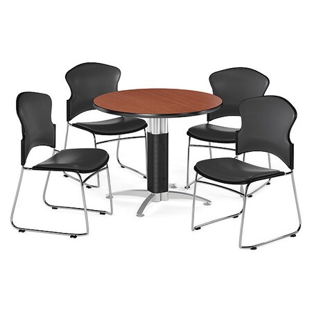 Ofm Break Room Set, KMT36RD-Cherry / 310-VAM-604 PKG-BRK-061-0003