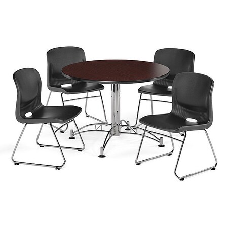 Ofm Break Room Set, KLT42RD-Mahogany / 315-A02 PKG-BRK-105-0011