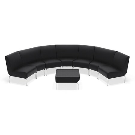 Ofm Lounge, Triumph Curve with Table, Black PKG-LNG-006-0001