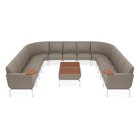 Ofm Lounge, Triumph U with Table, Taupe PKG-LNG-008-0003