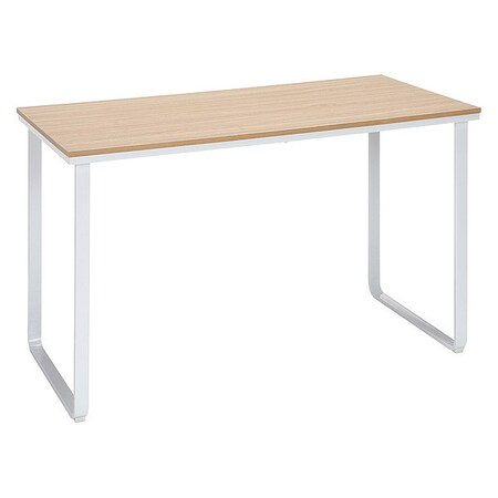 Ofm Computer Desk, Harvest ESS-1005-WHT-HVT