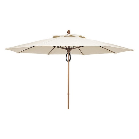 Fiberbuilt Market Umbrella 8Rib Pulley Pin, Natural, 11 ft. 11MPPCB-4604