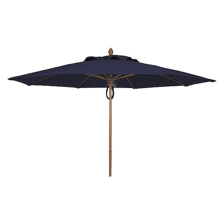 Fiberbuilt Market Umbrella 8Rib Pulley Pin, Navy, 11 ft. 11MPPCB-4646