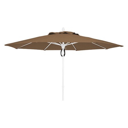 Fiberbuilt Market Umbrella 8Rib Pulley Pin, Cocoa, 11 ft. 11MPPW-4676