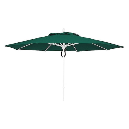Fiberbuilt Market Umbrella 8Rib Pulley Pin, Green, 11 ft. 11MPPW-4637