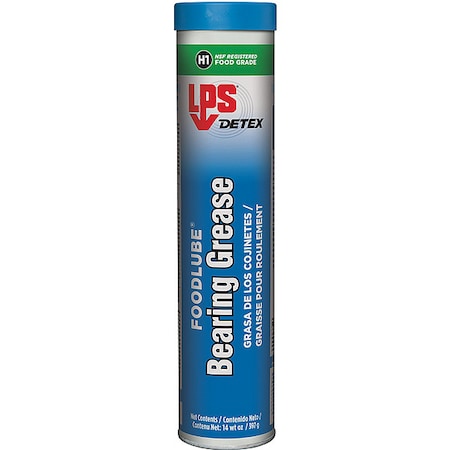 Lps 14.1 oz. White FoodLube Bearing Grease Cartridge 70114