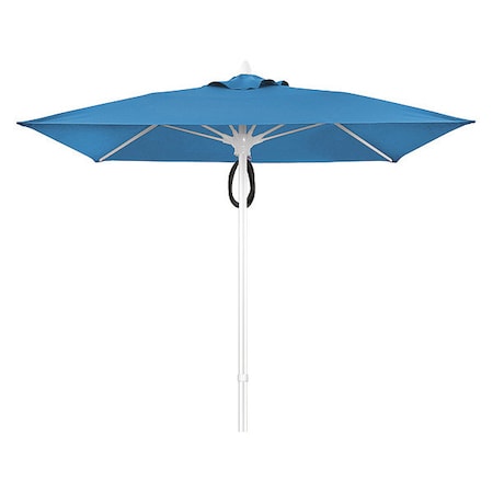 Fiberbuilt Market Umbrella 4Rib Pulley Pin, Blue, 7.5 ft. 7SQMPPW-4624