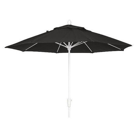 Fiberbuilt Oct Market Umbrella 8Rib Crank, Black, 7.5ft. 7MCRW-4608