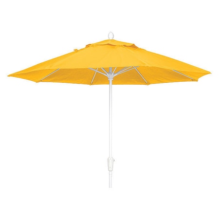 Fiberbuilt Market Umbrella 8Rib CrankW/Buttercup, 7.5 ft. 7MCRW-4635