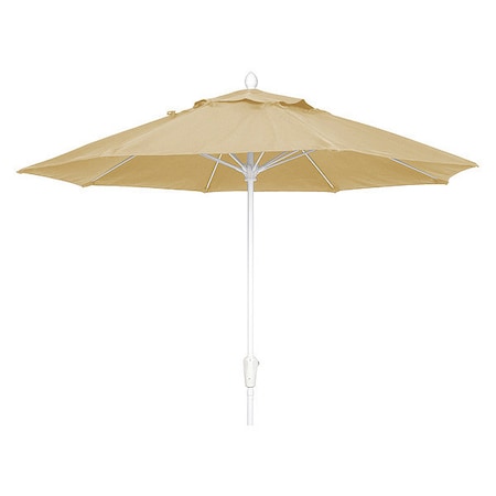 Fiberbuilt Market Umbrella 8Rib CrankW/Linen, 7.5 ft. 7MCRW-4633