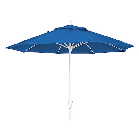 Fiberbuilt Oct Market Umbrella 8Rib Crank, Blue, 9 ft. 9MCRW-4601