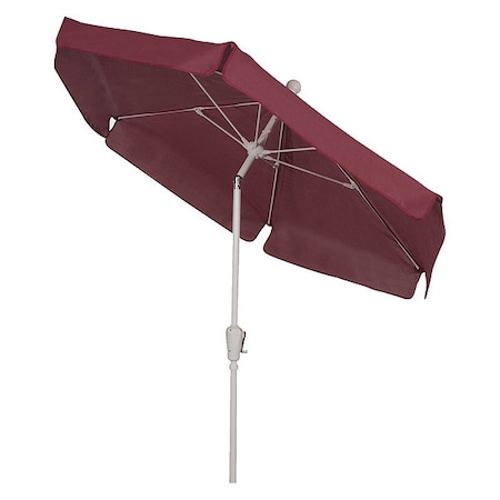 Fiberbuilt Garden Tilt Umbrella Crank, Burgundy, 7.5 ft. 7GCRW-T-BURGUNDY