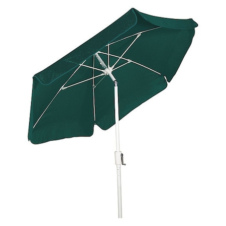 Fiberbuilt Garden Tilt Umbrella CrankW/Green, 7.5 ft. 7GCRW-T-FOREST GREEN