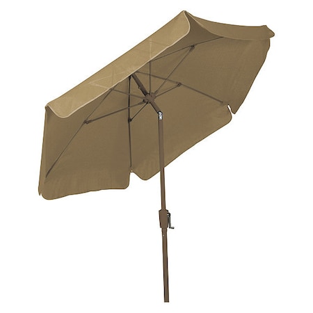 Fiberbuilt Garden Tilt Umbrella Crnk Cb, Beige, 7.5Ft 7GCRCB-T-BEIGE
