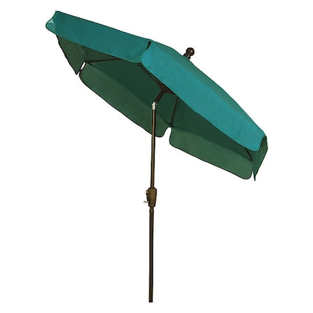 Fiberbuilt Garden Tilt Umbrella Crank Cb, Green, 7.5 ft. 7GCRCB-T-FOREST GREEN